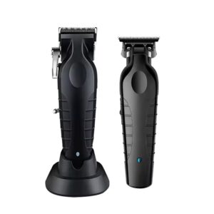 Kit maquina de cortar cabelo e aparador com pentes